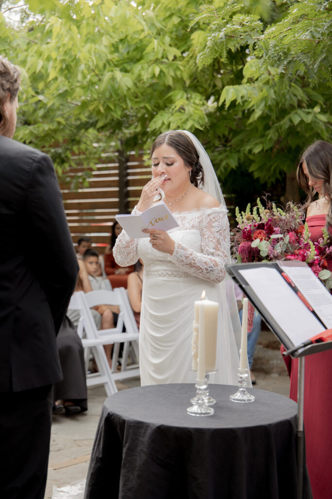Syncere reading vows