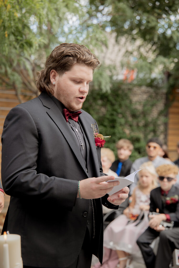 Alec reading vows