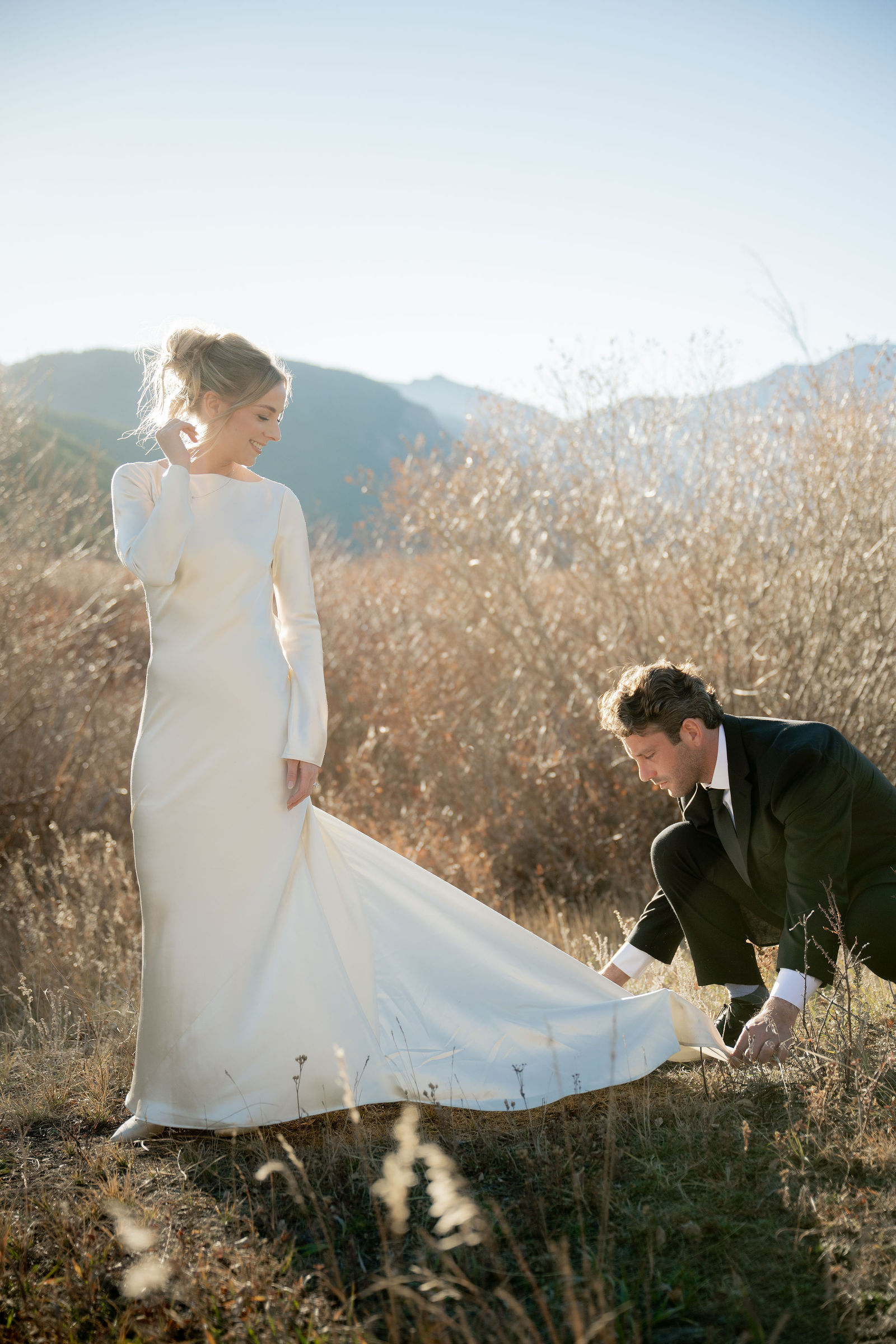Colorado elopement couple