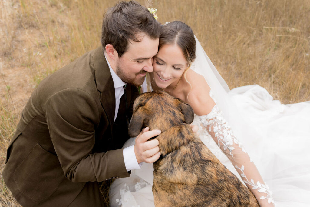 Spencer and Kensey with their dog