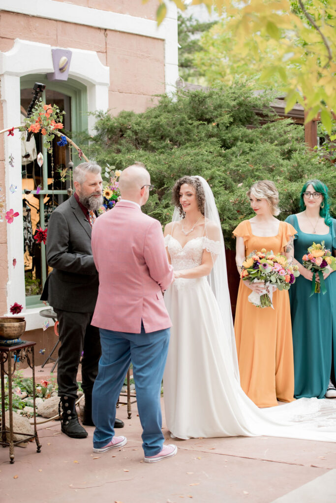 exchanging vows