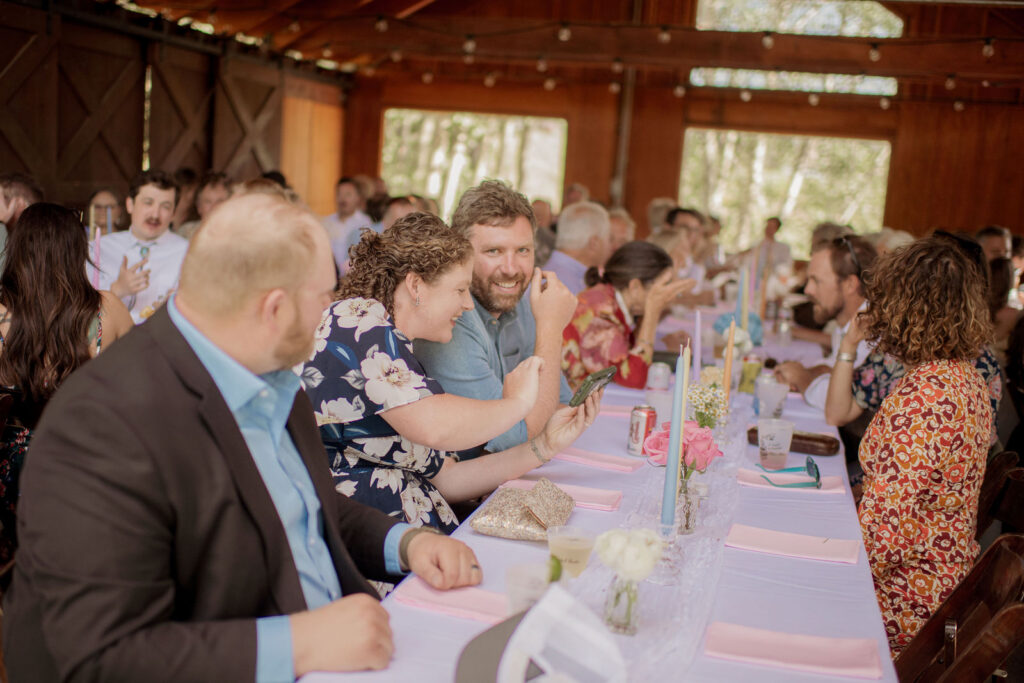 wedding table setup