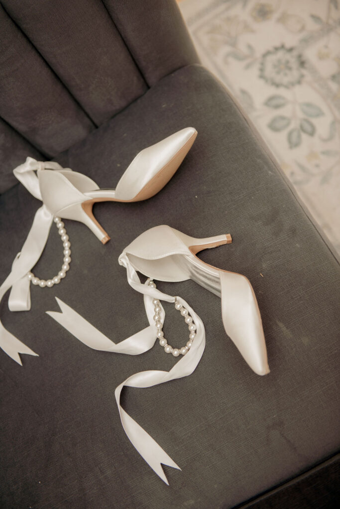 Bride's sandals