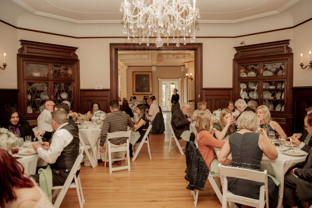 Guests enjoyed delicious food