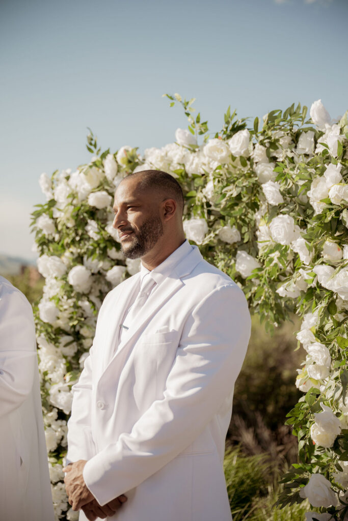The ceremony at The Manor House