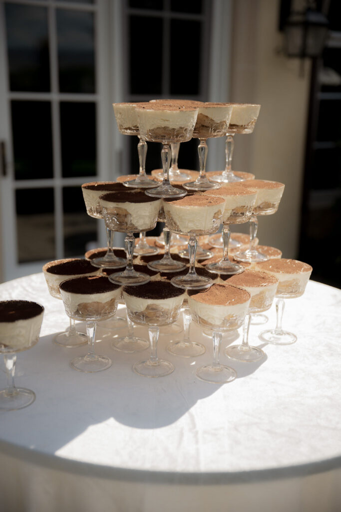 dessert tower