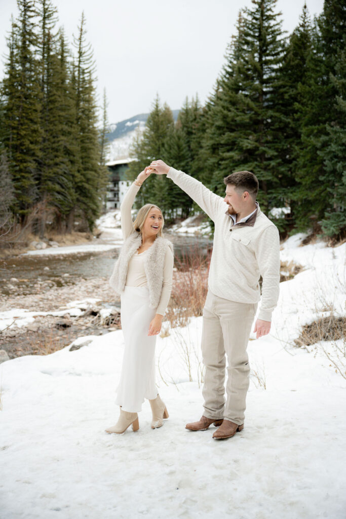 Snowy Village Portraits