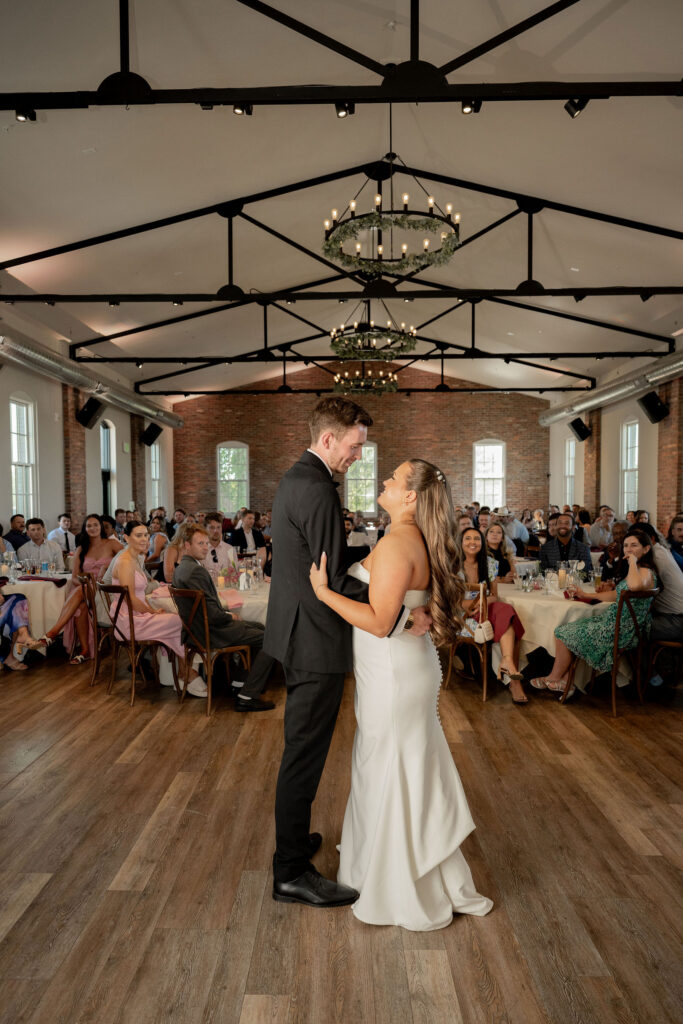 Anna and Bailey shared their first dance