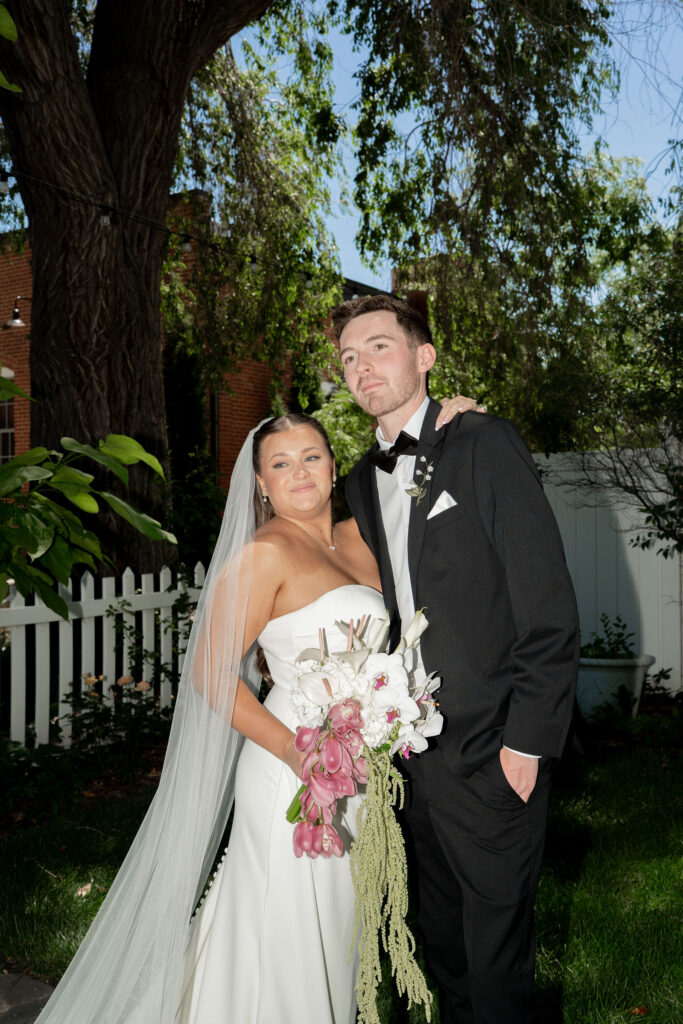 Couple portrait captured by Kelly