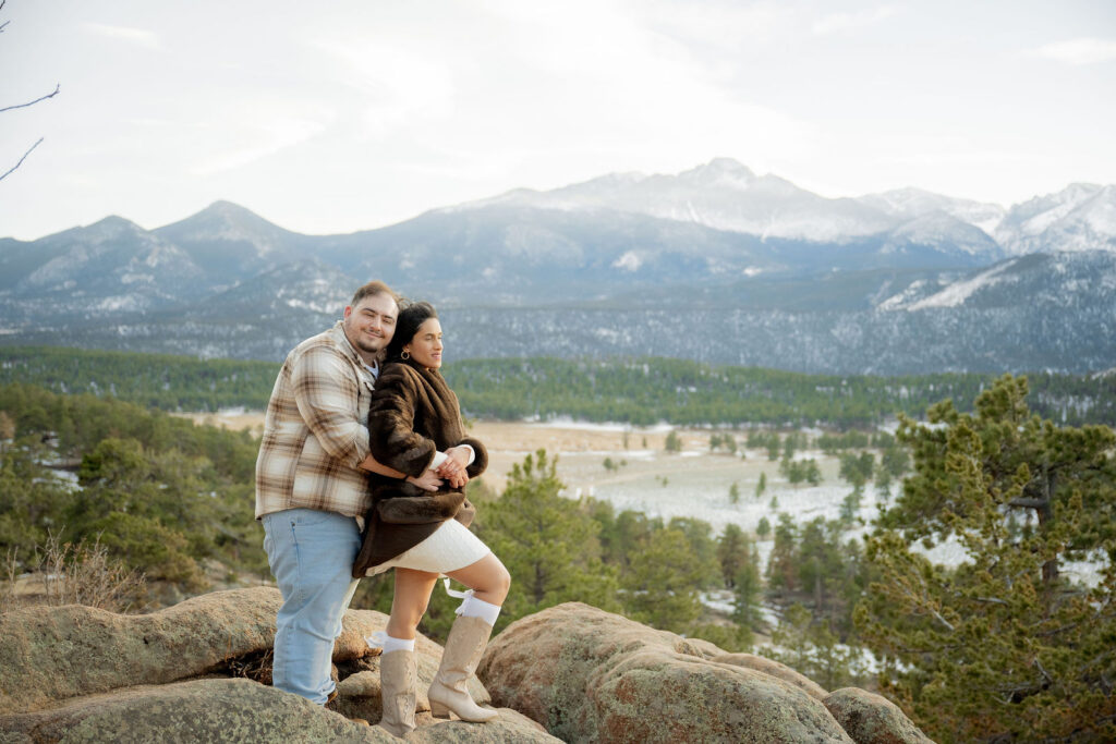 Scenic Mountain Views Near Rocky Mountain National Park