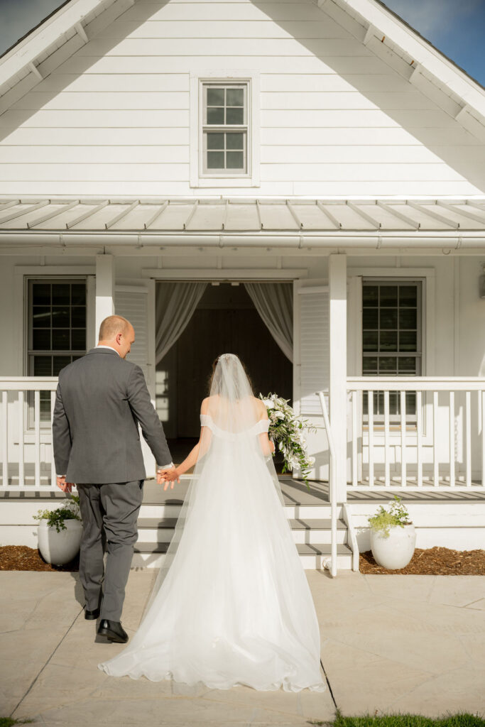 walked back down the aisle together as husband and wife