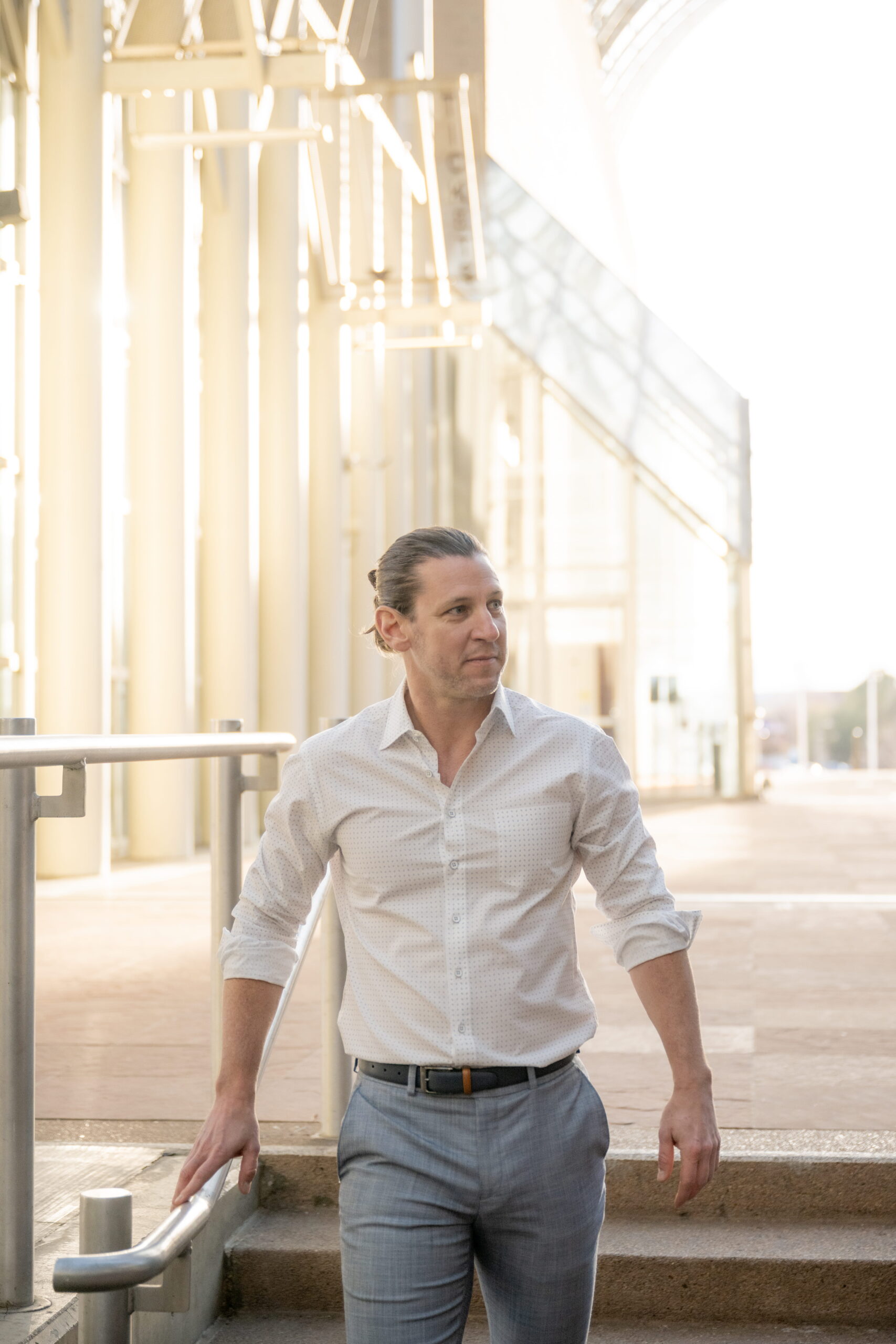 Business portrait in an urban setting