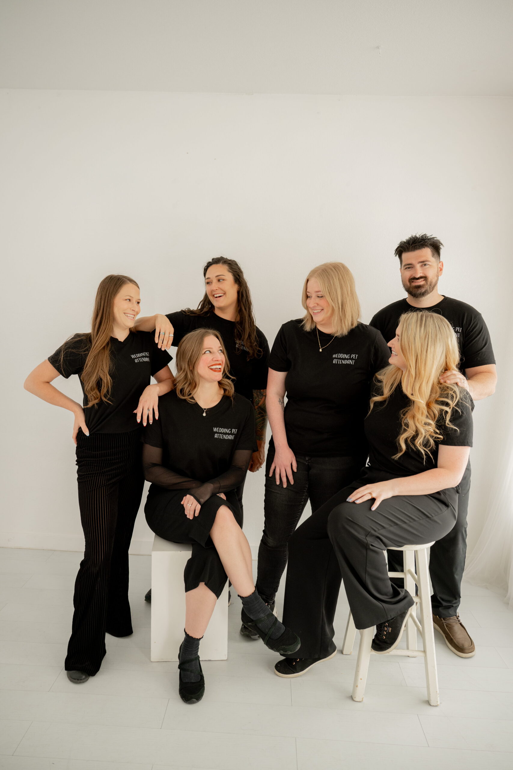 Creative team portrait session