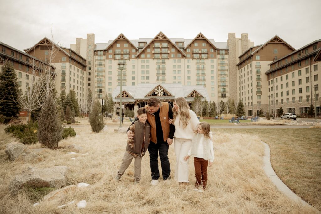 Family Walk at Mountain Resort