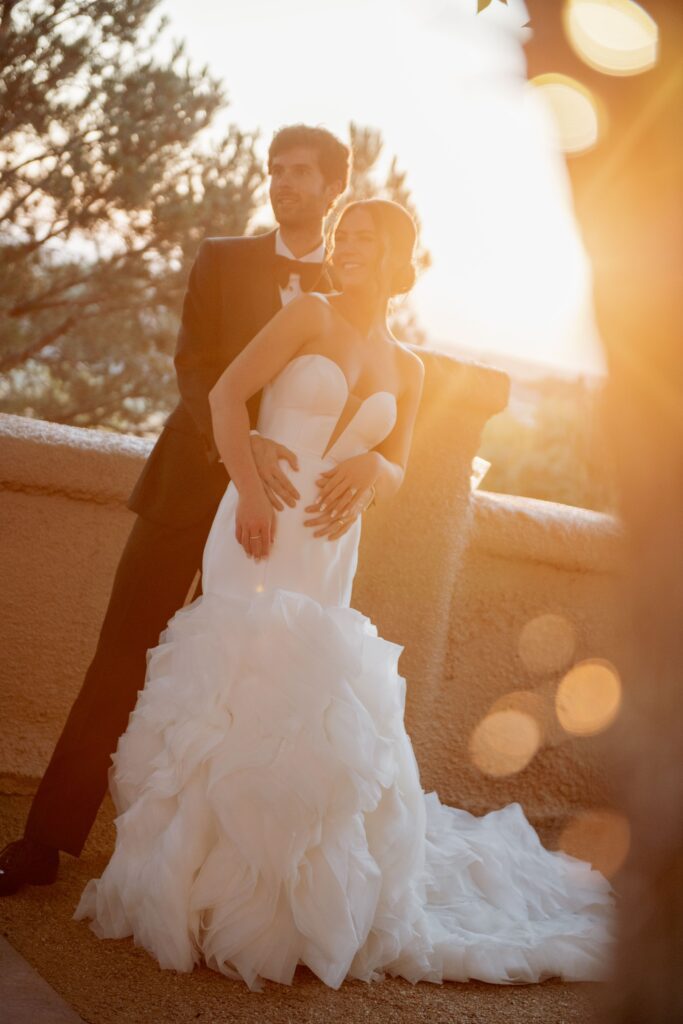Bride & Groom at Golden Hour