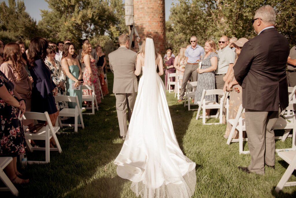 Bride Walking Down Aisle