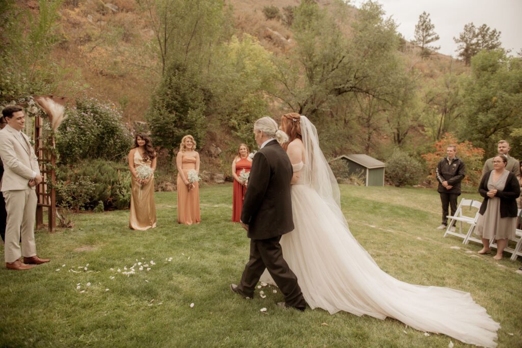 Bride Walking Down the Aisle