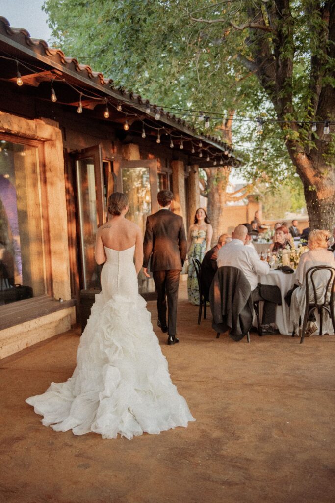 Bride and Groom at Reception