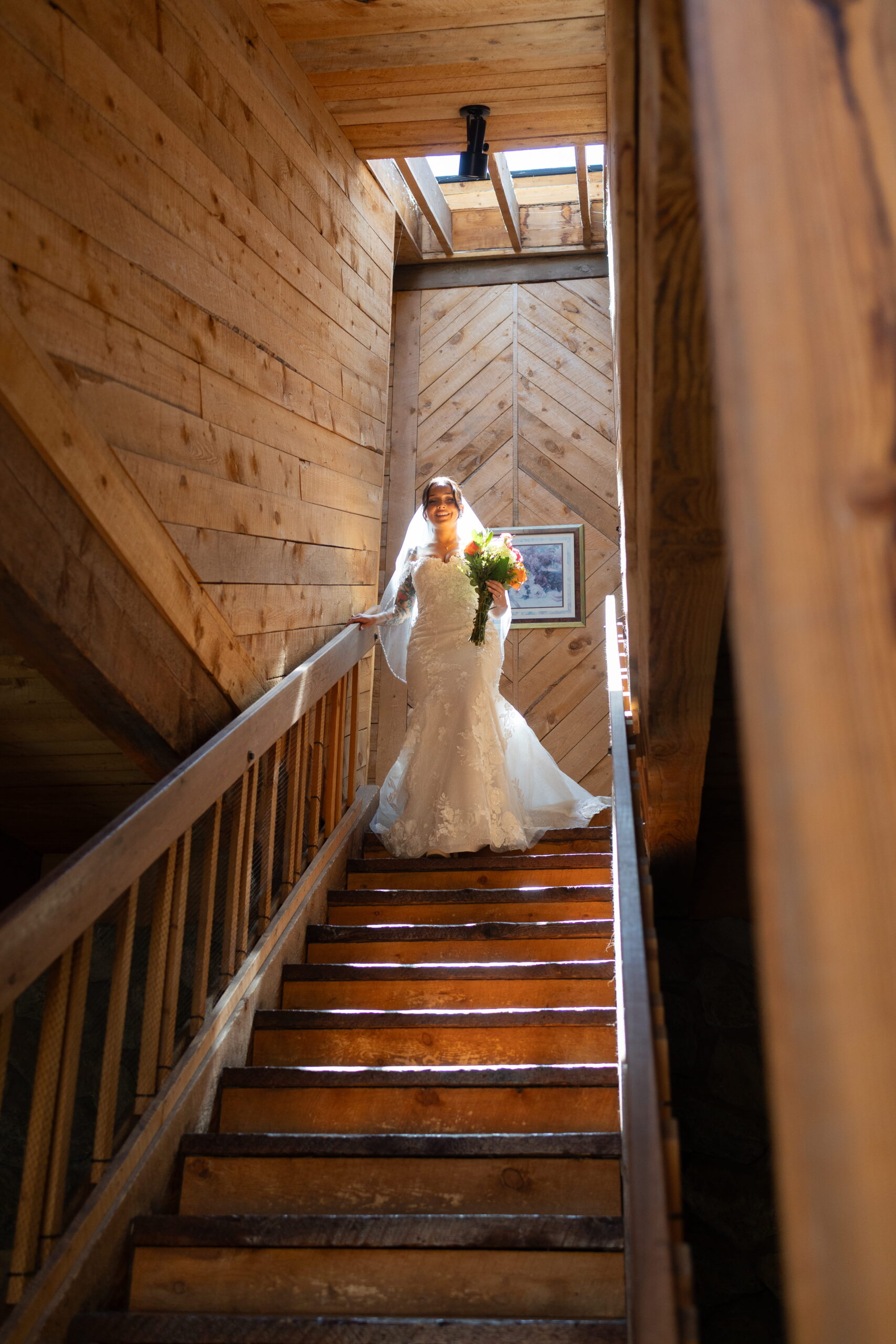Soft focus film-inspired wedding photography