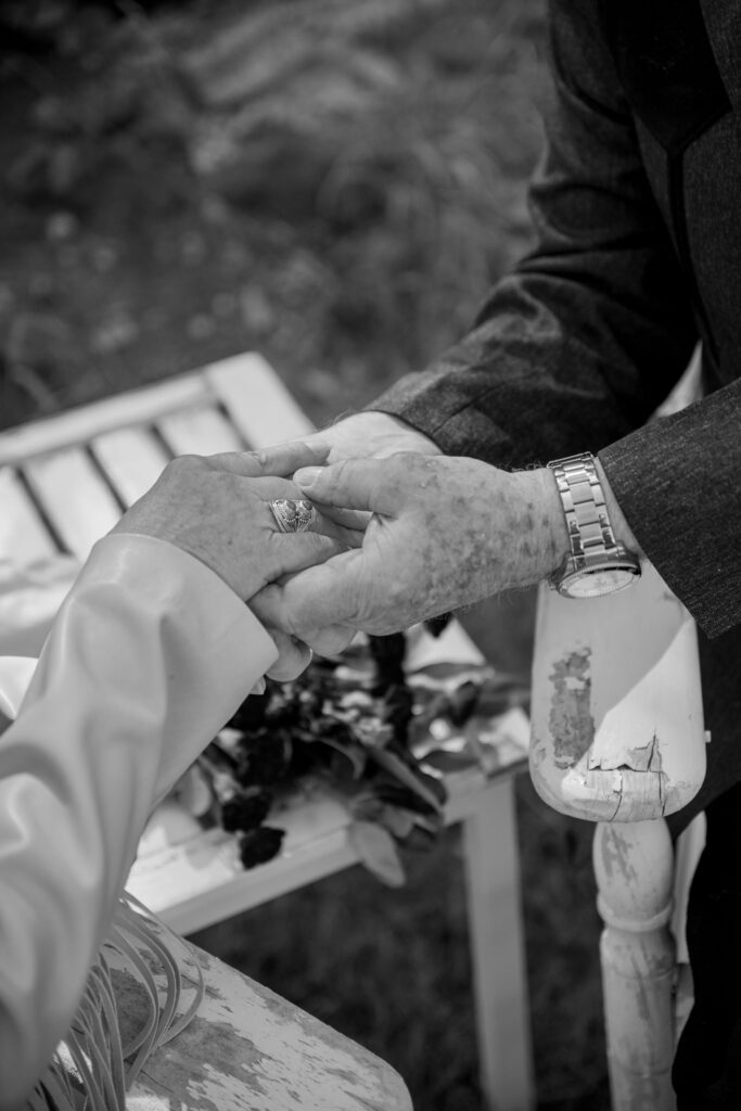 Close-Up of Couple Holding Hands