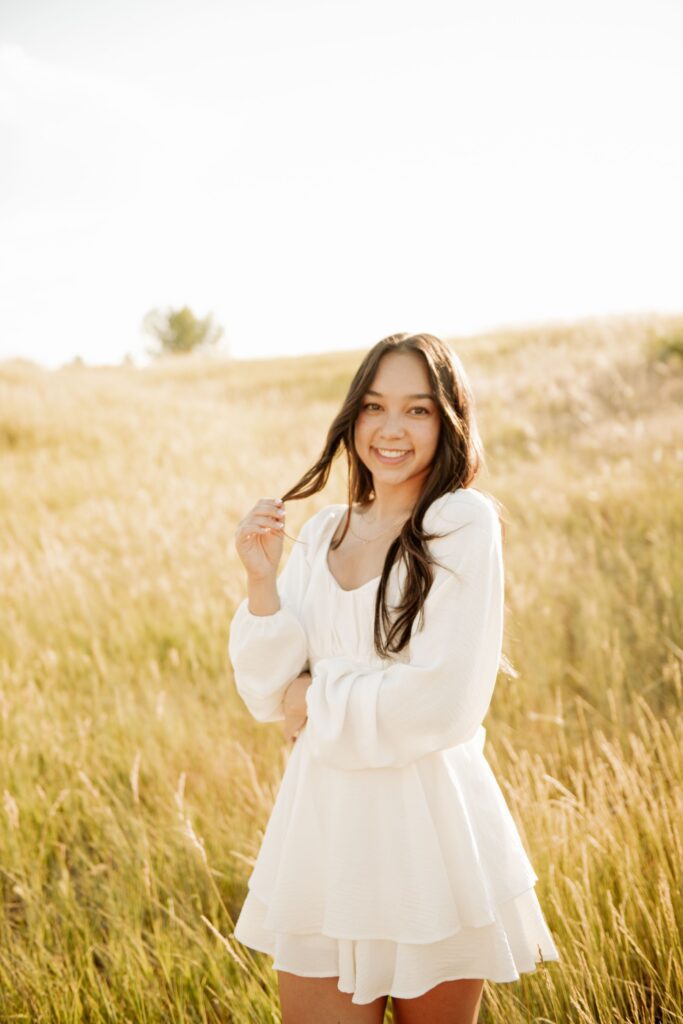 Golden Field Senior Portrait