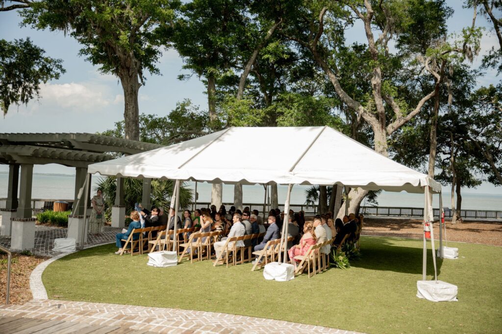 Guests at ceremony