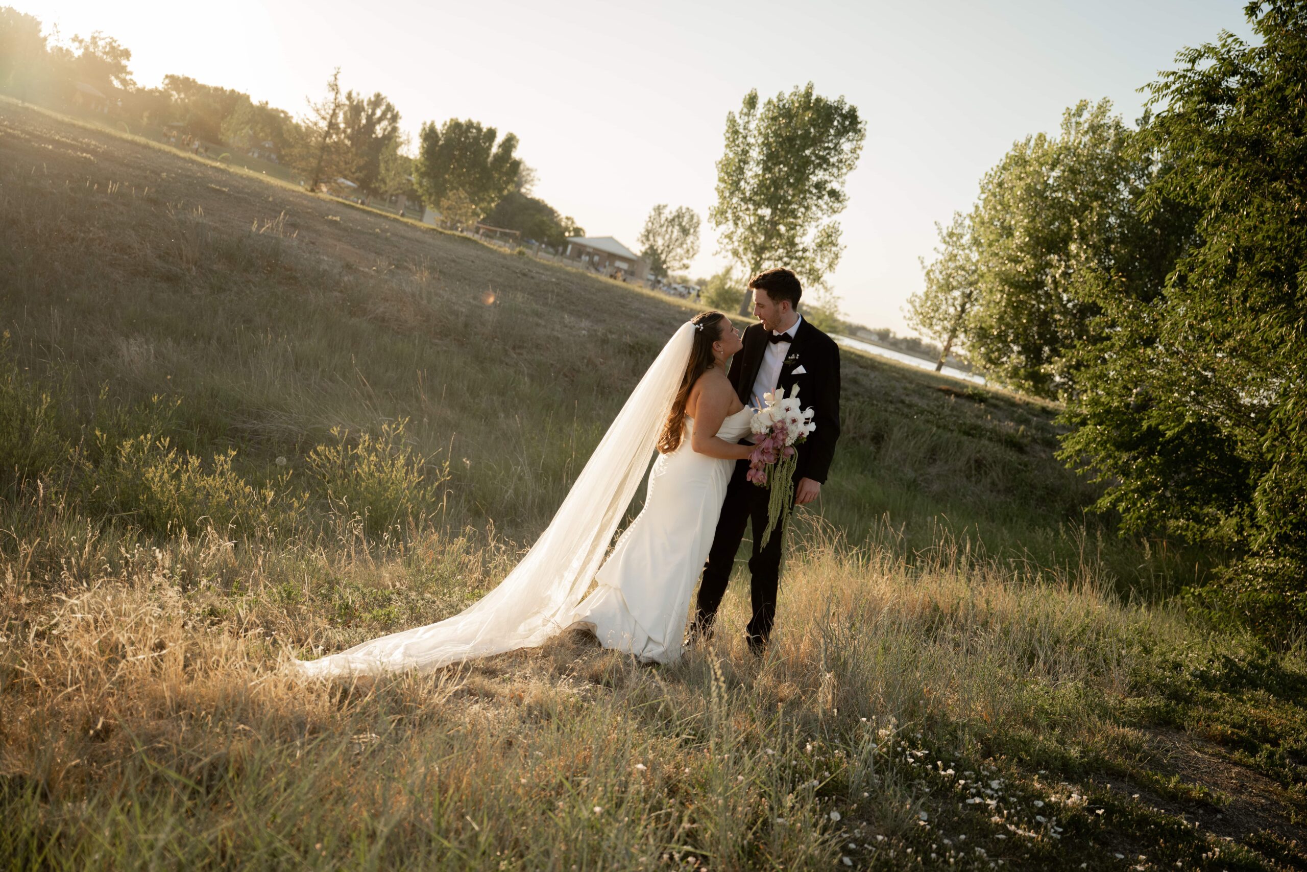 Colorado sunset wedding closing image
