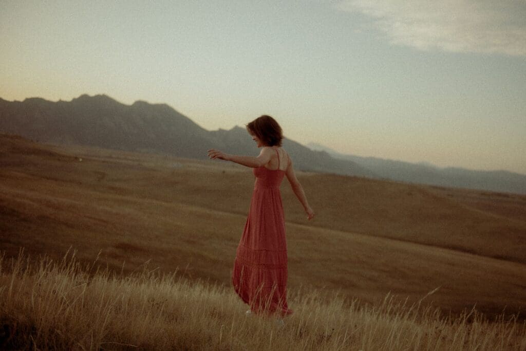 Mountain Field Portrait