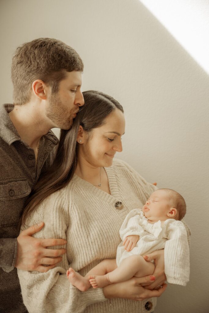 Mother and Father with newborn