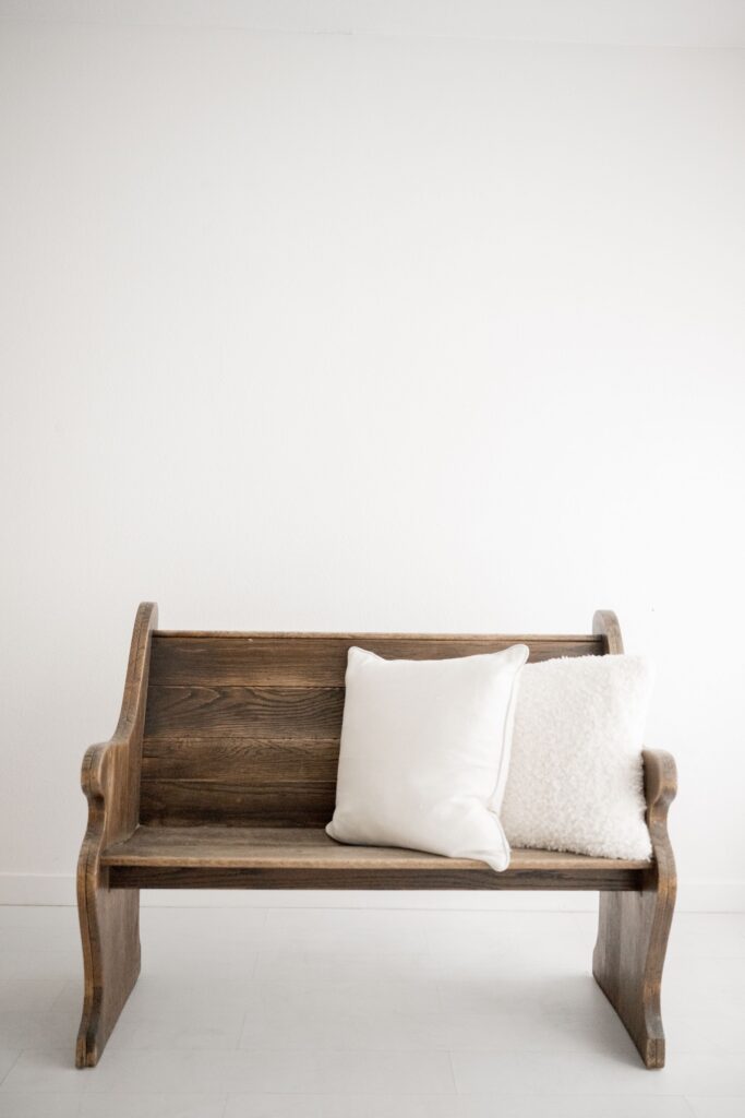 Rustic Wooden Bench