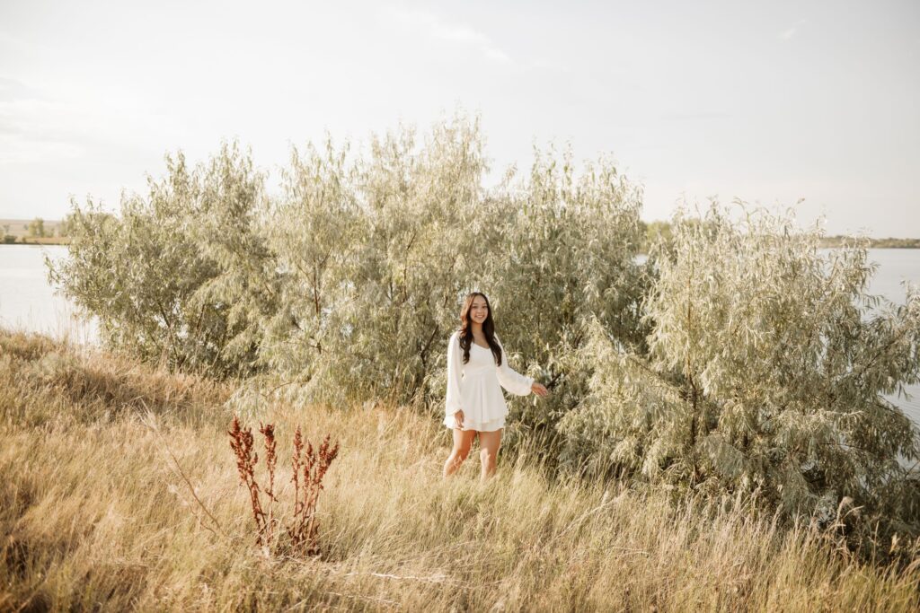Senior Portrait by the Lakeside
