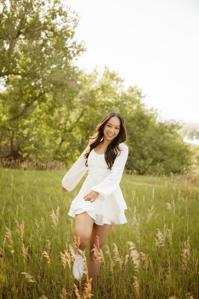 Senior year portrait