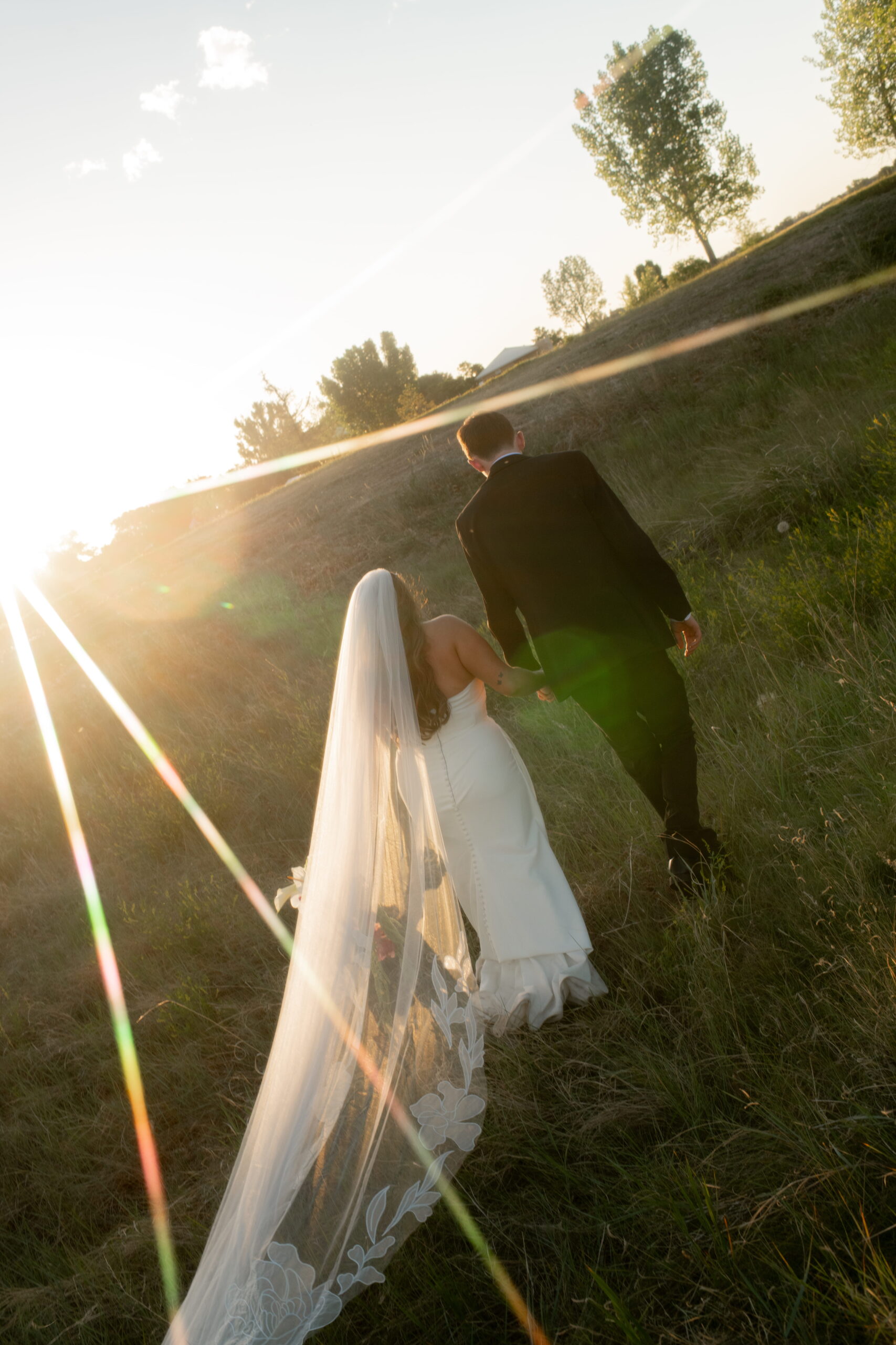 Mountain Valleys sunset wedding, Colorado