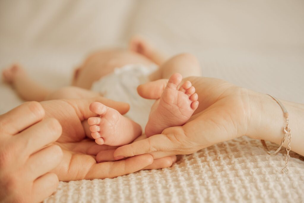 Tiny baby details