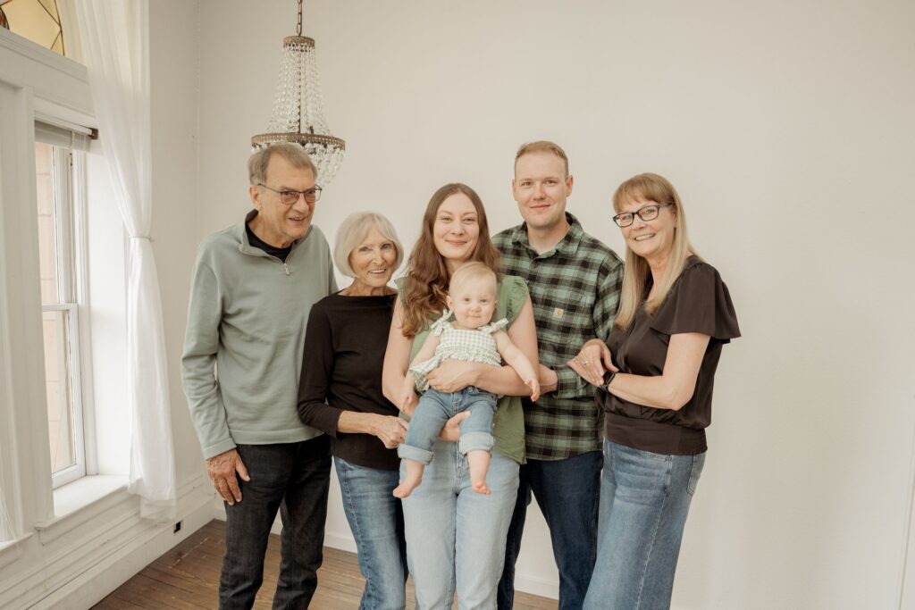 1st birthday celebration with family