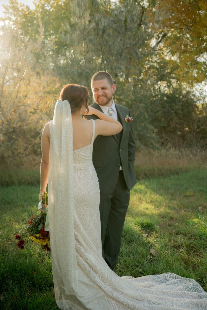 Bride and groom photography