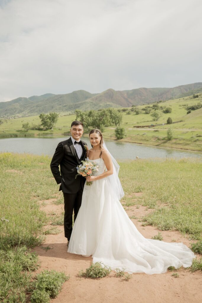 Bride and groom photoshoot