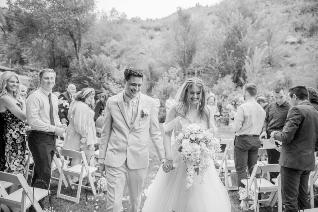 Bride and groom walking (2)