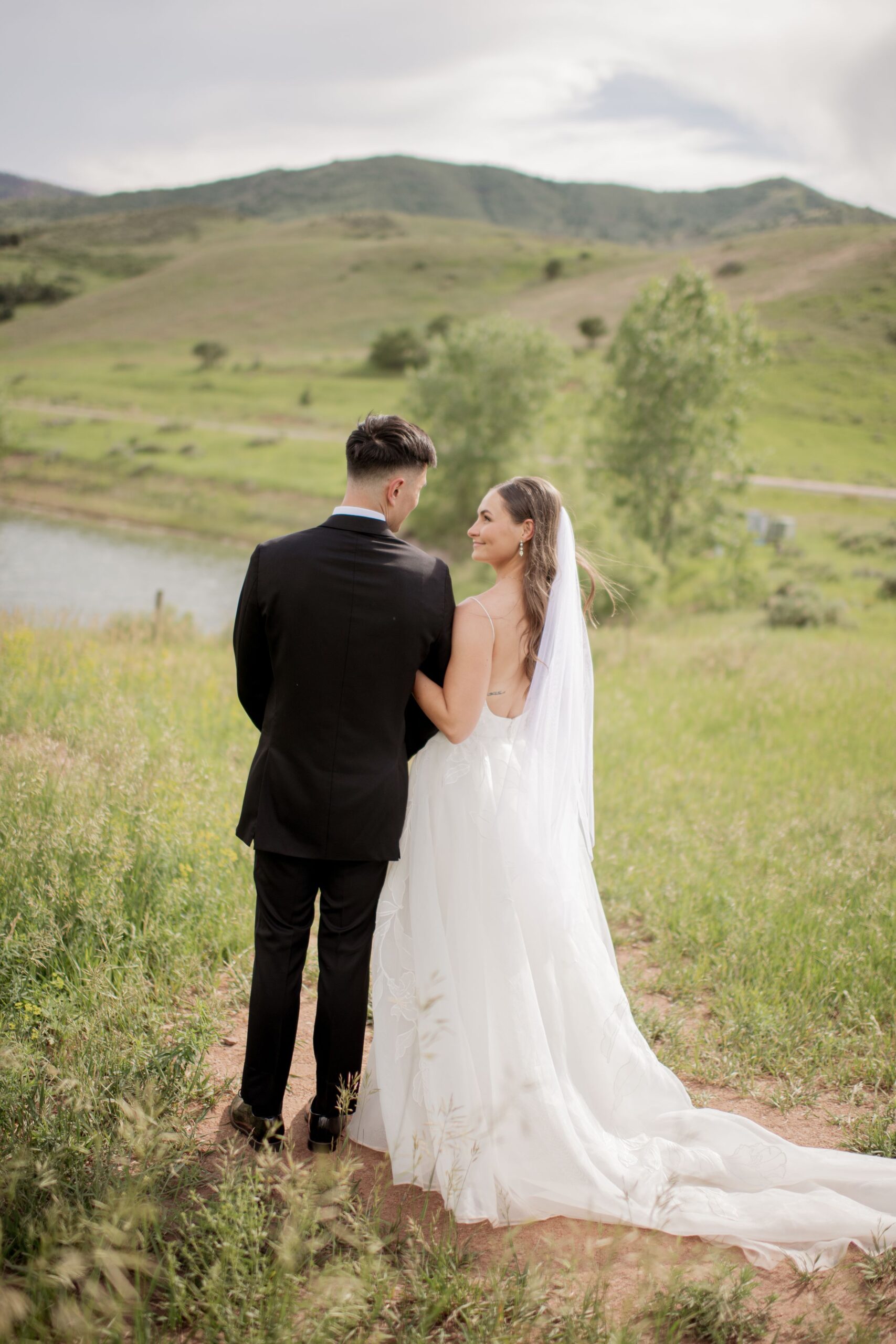 Romantic mountain portrait